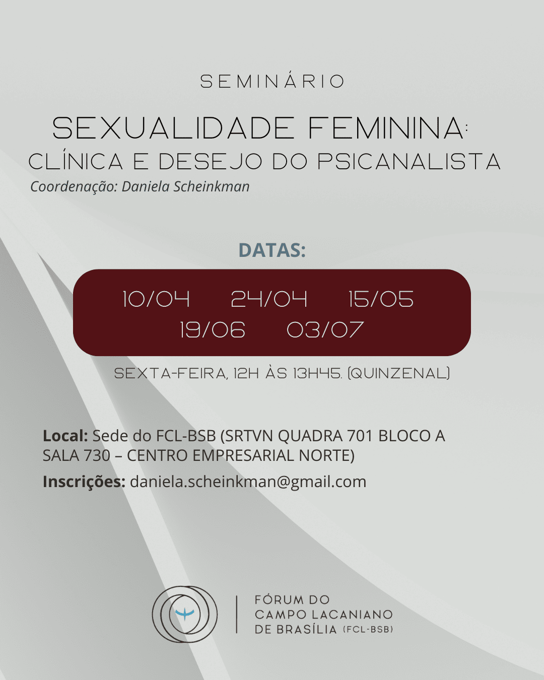 Sexualidade Feminina: Clínica e Desejo do Psicanalista